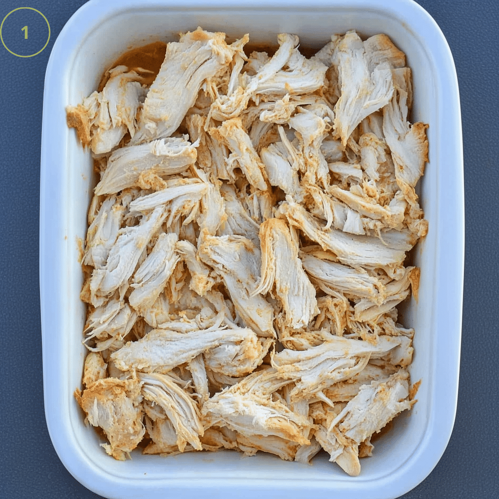 Unbaked Chicken & Broccoli Low Carb Bake ready for oven