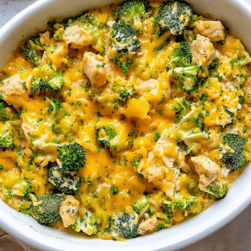chicken broccoli alfredo bake low-carb
